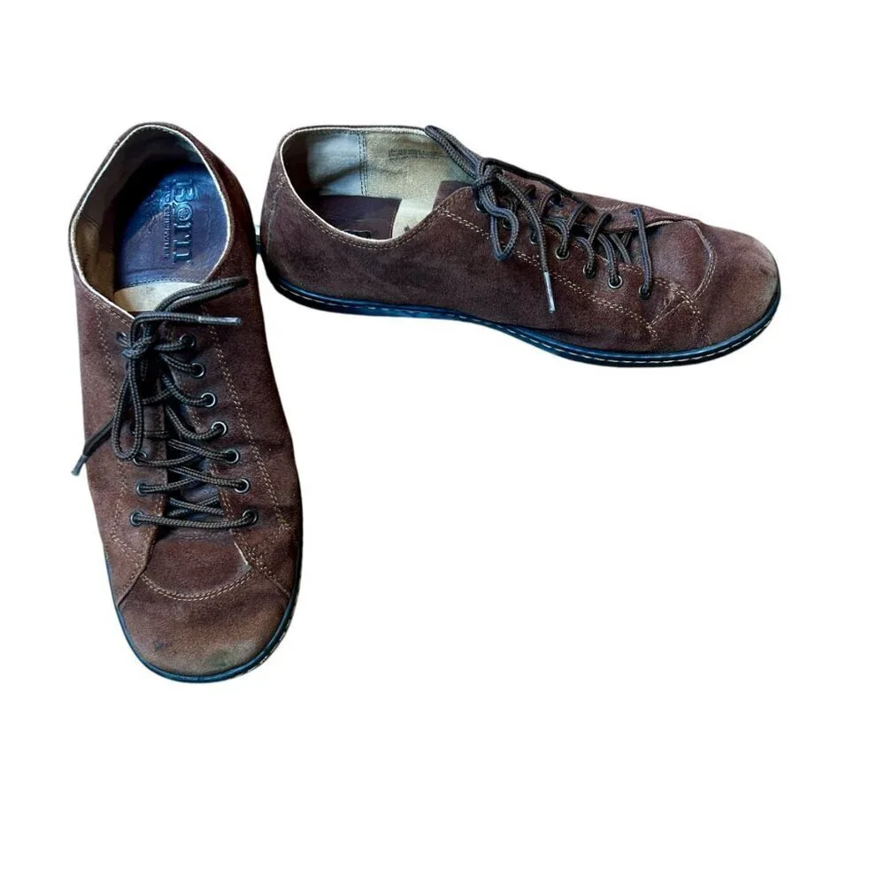 Born Men's Brown Suede Lace Up Casual Shoes Size 12